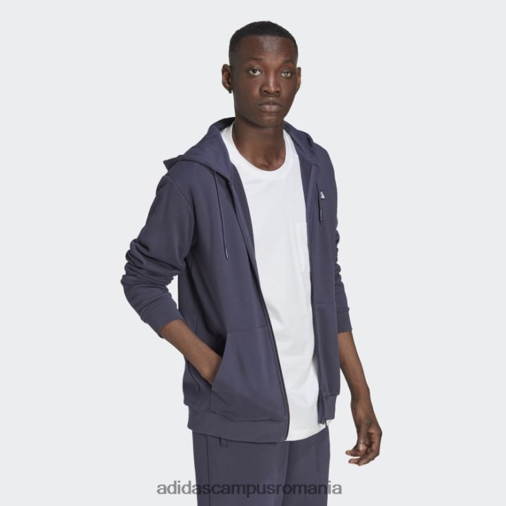 adidas campus romania hanorac brodat cu fermoar bleumarin bărbați marina J266N214629