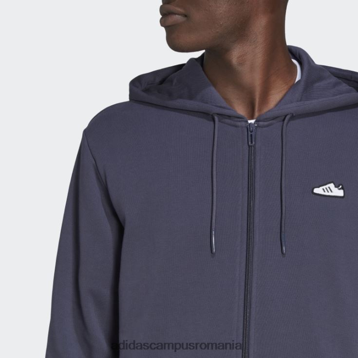 adidas campus romania hanorac brodat cu fermoar bleumarin bărbați marina J266N214629