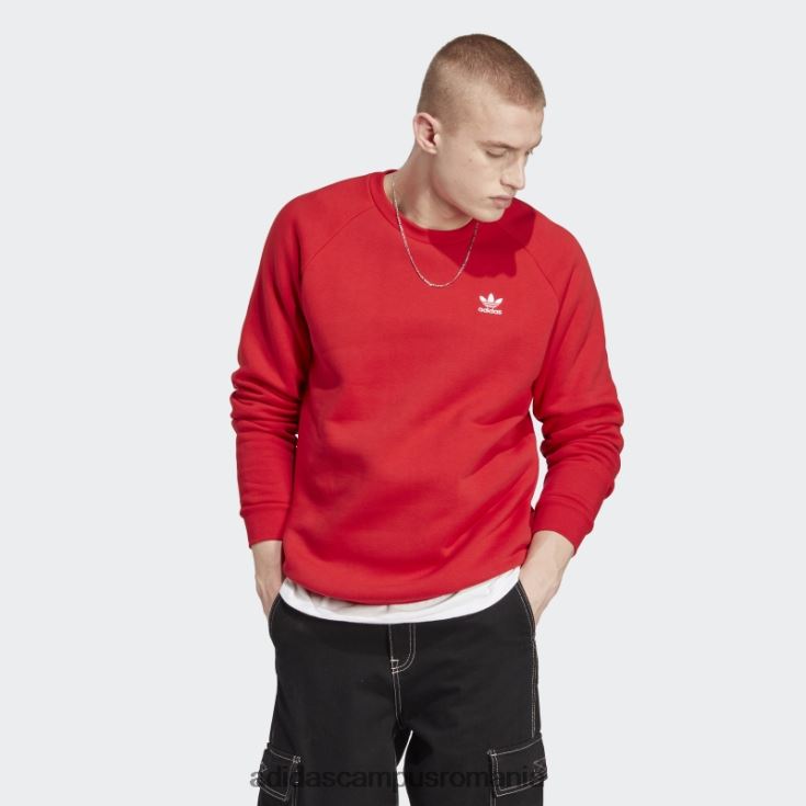 adidas campus romania hanorac crewneck trefoil essentials bărbați stacojiu J266N214482