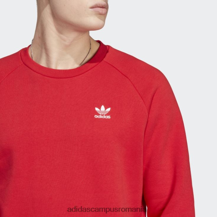 adidas campus romania hanorac crewneck trefoil essentials bărbați stacojiu J266N214482