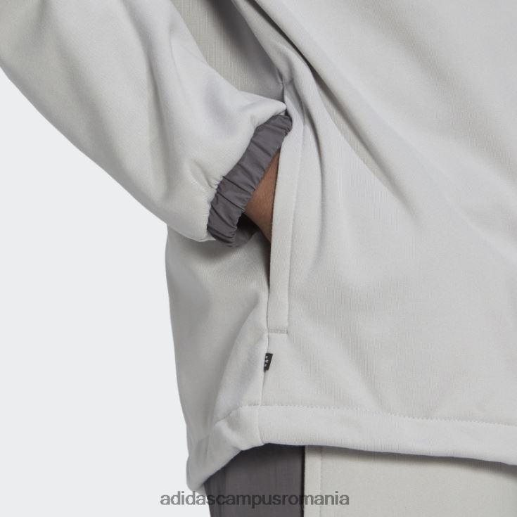 adidas campus romania hanorac cu glugă în amestec de țesături de iarnă, gri bărbați gri J266N27328