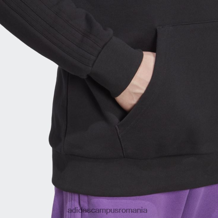 adidas campus romania hanorac cu grafică neagră new age bărbați negru J266N214470