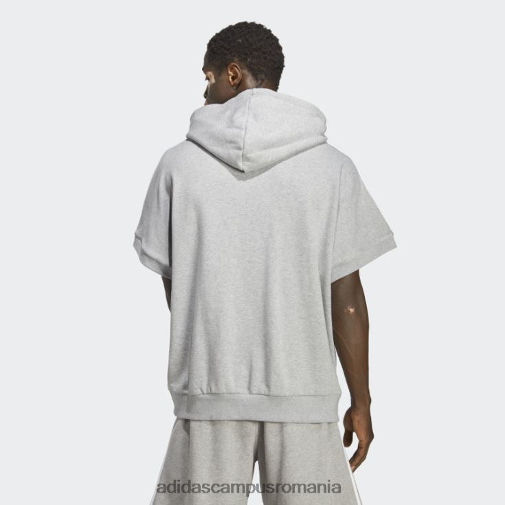 adidas campus romania hanorac cu maneca scurta adicolor classics gri mediu bărbați gri mediu J266N25419