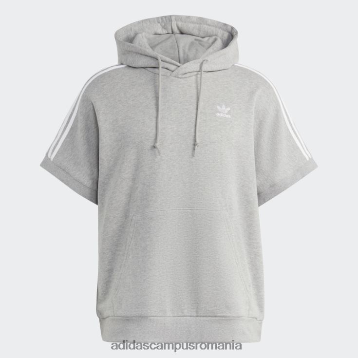 adidas campus romania hanorac cu maneca scurta adicolor classics gri mediu bărbați gri mediu J266N25419