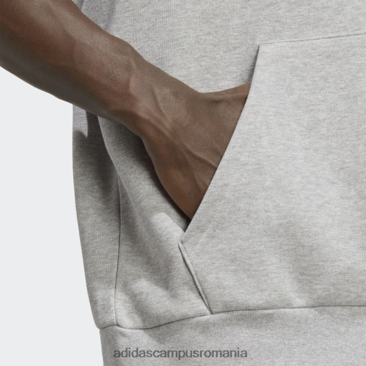 adidas campus romania hanorac cu maneca scurta adicolor classics gri mediu bărbați gri mediu J266N25419