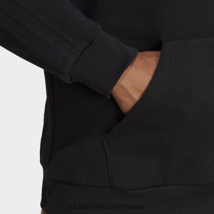 adidas campus romania hanorac cu umplutură camo cu grafică neagră bărbați negru J266N213378