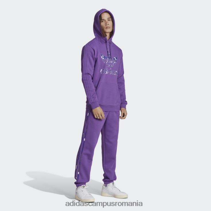 adidas campus romania hanorac cu umplutură camo cu grafică violet bărbați Violet J266N213799
