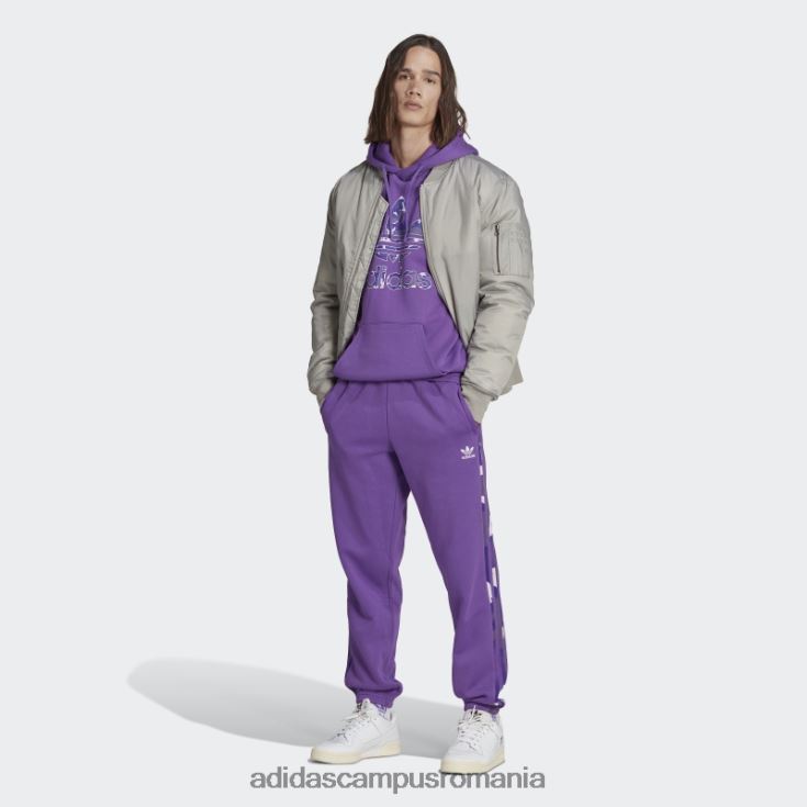 adidas campus romania hanorac cu umplutură camo cu grafică violet bărbați Violet J266N213799