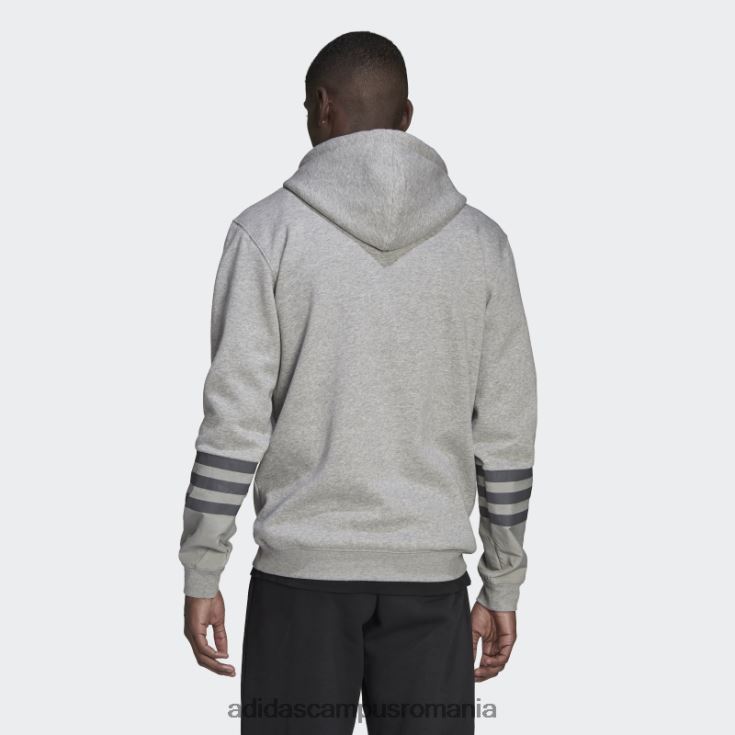adidas campus romania hanorac din fleece sprt gri mediu bărbați gri mediu J266N215282