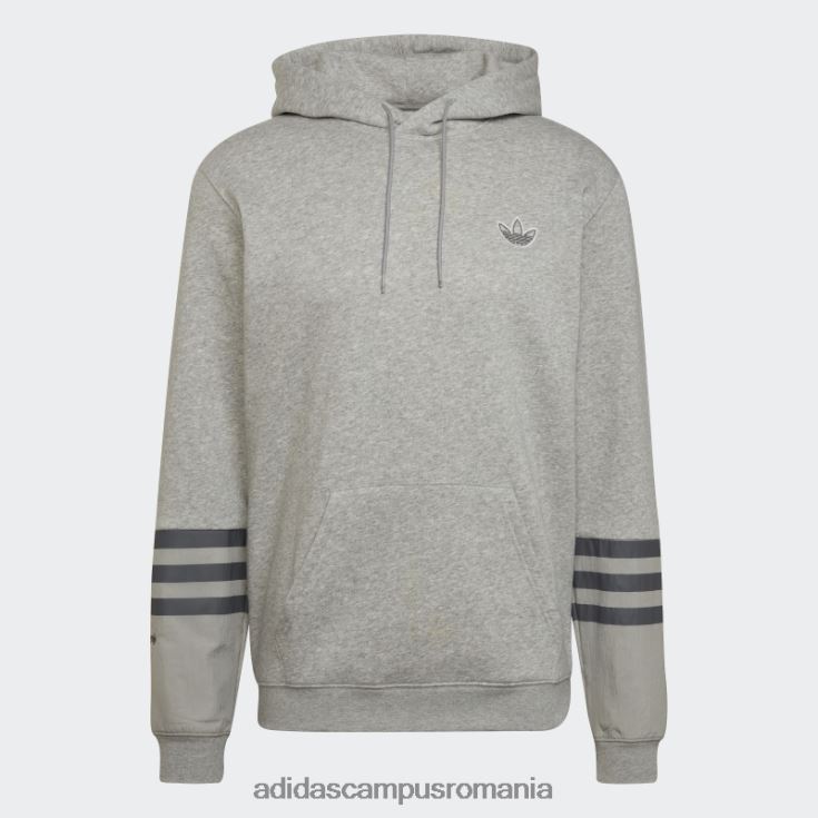 adidas campus romania hanorac din fleece sprt gri mediu bărbați gri mediu J266N215282