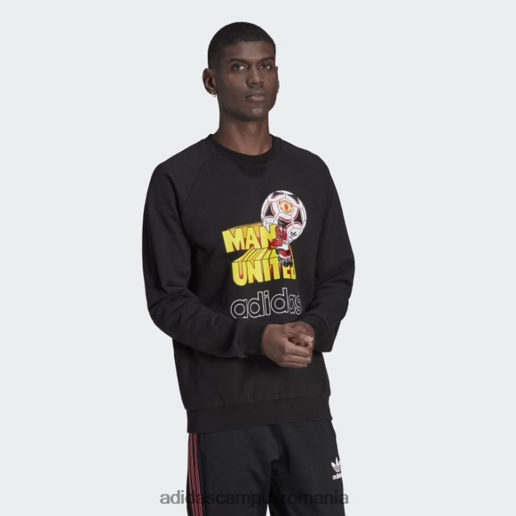 adidas campus romania hanorac grafic manchester united negru bărbați negru J266N214701