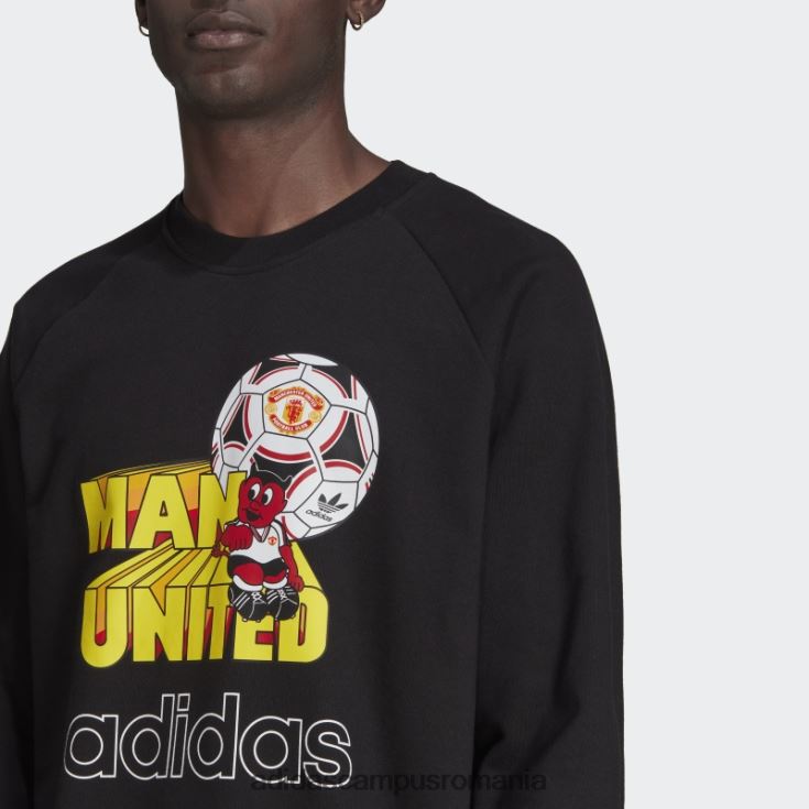 adidas campus romania hanorac grafic manchester united negru bărbați negru J266N214701