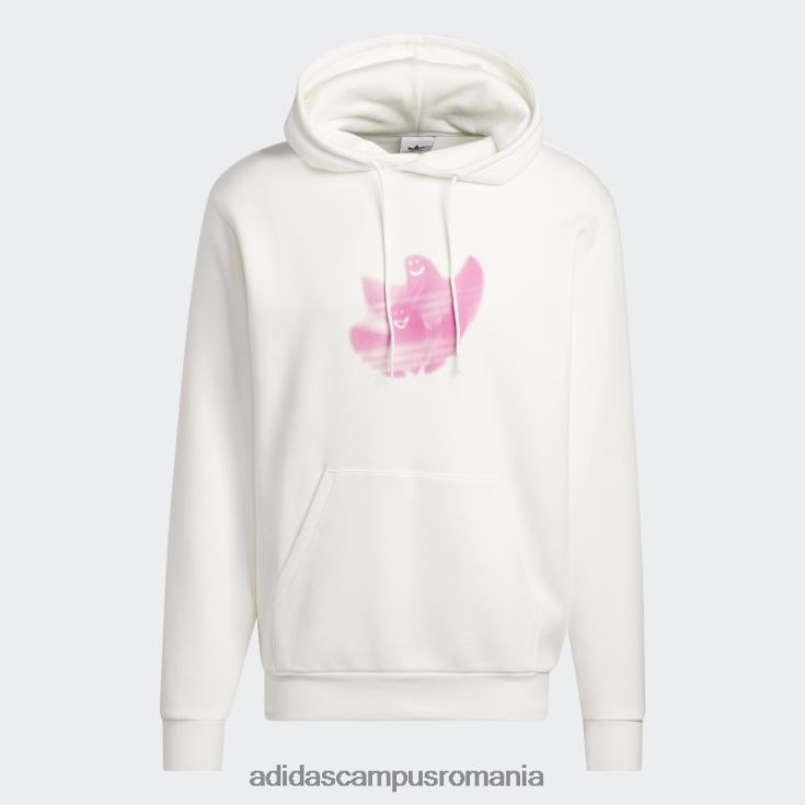 adidas campus romania hanorac grafic shmoofoil (neutru de gen) alb bărbați alb/fucsia J266N21075