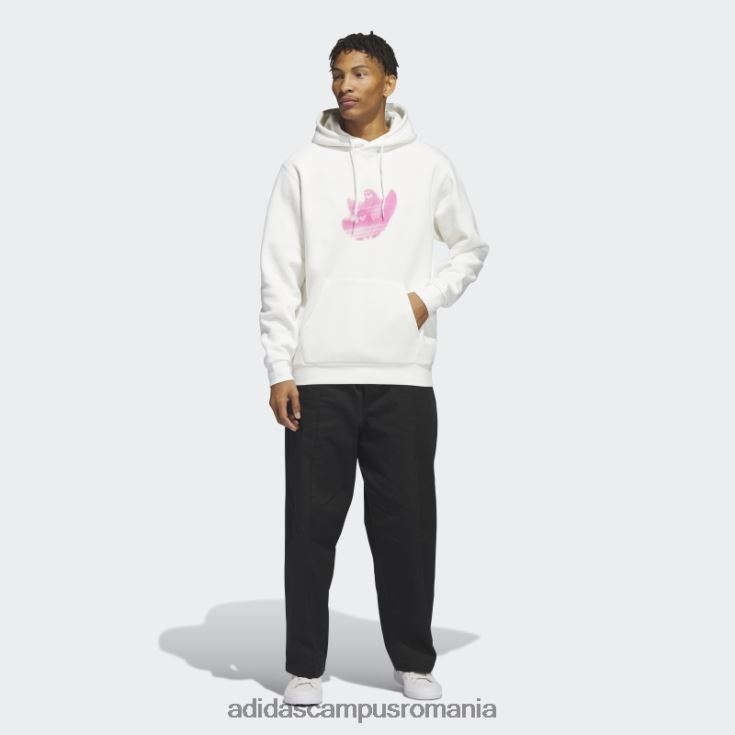 adidas campus romania hanorac grafic shmoofoil (neutru de gen) alb bărbați alb/fucsia J266N21075