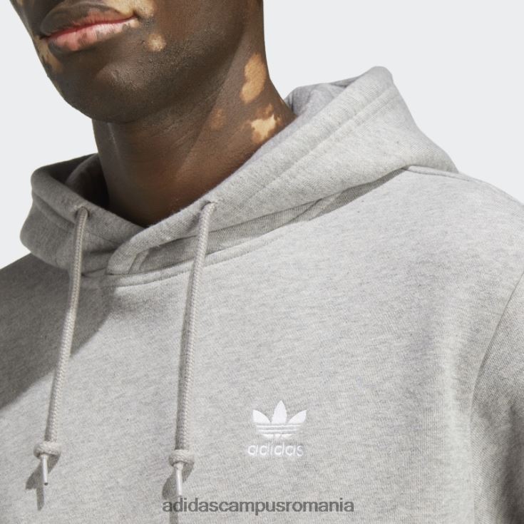 adidas campus romania hanorac gri mediu trefoil essentials adidas bărbați gri mediu J266N213095