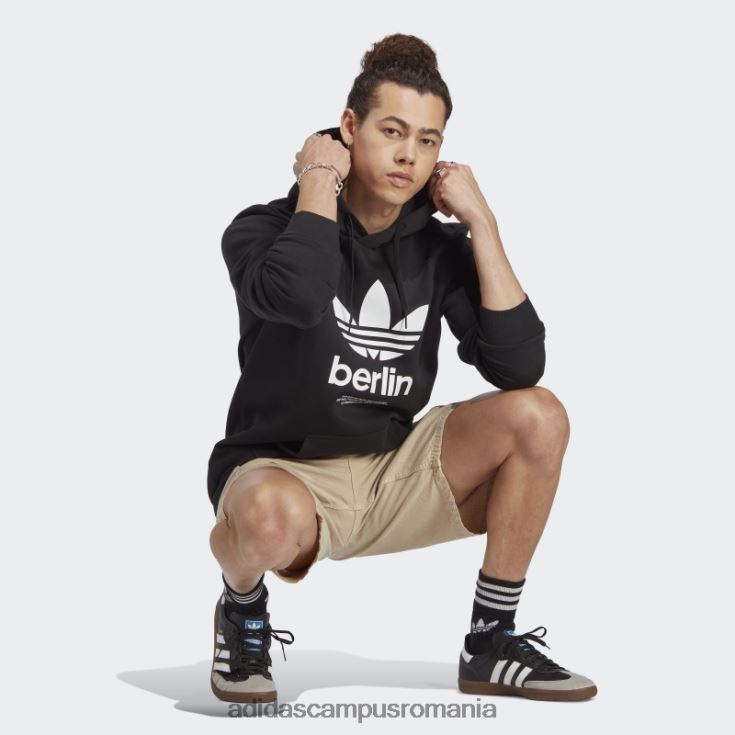adidas campus romania hanorac icone berlin city originals negru adidas bărbați negru J266N213566
