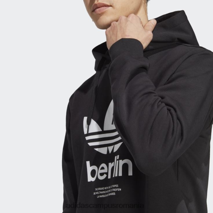 adidas campus romania hanorac icone berlin city originals negru adidas bărbați negru J266N213566