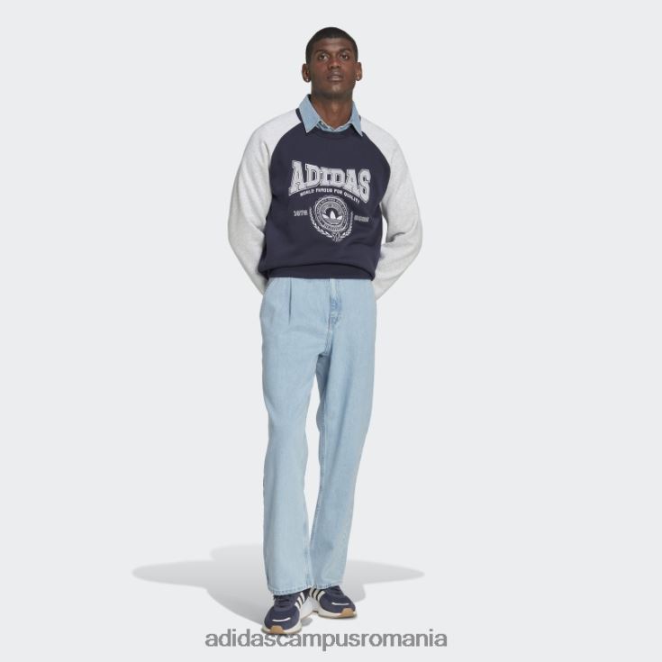 adidas campus romania hanorac ink varsity crewgate bărbați cerneală J266N21228