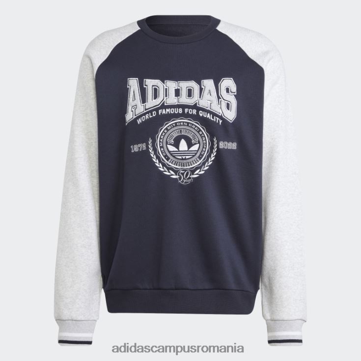 adidas campus romania hanorac ink varsity crewgate bărbați cerneală J266N21228