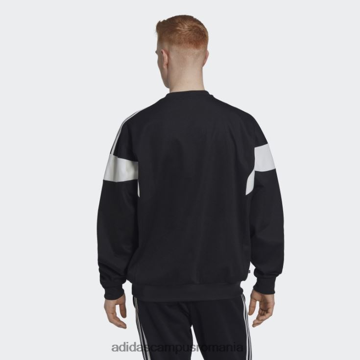 adidas campus romania hanorac negru adicolor clasics cu linie de croială adidas bărbați negru J266N25187