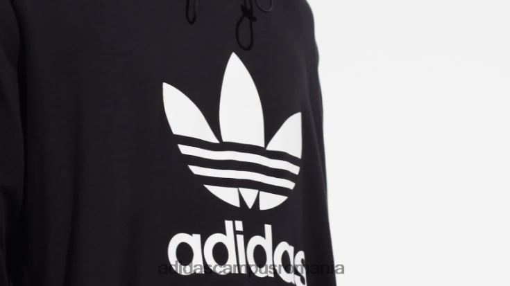 adidas campus romania hanorac negru adicolor clasics din material clash trefoil adidas bărbați negru J266N24995