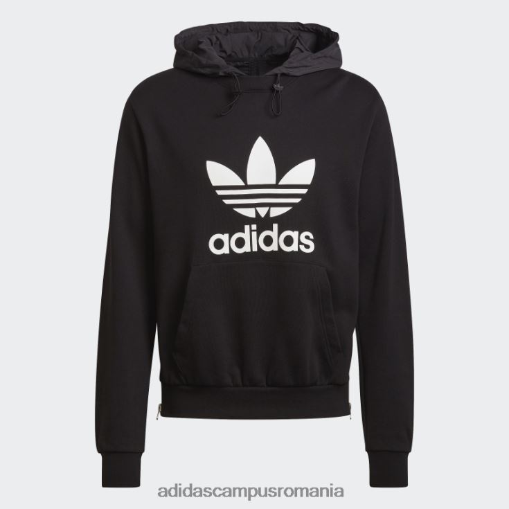 adidas campus romania hanorac negru adicolor clasics din material clash trefoil adidas bărbați negru J266N24995