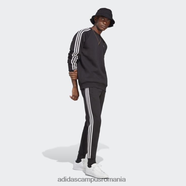 adidas campus romania hanorac negru adicolor classics cu 3 dungi bărbați negru J266N24942