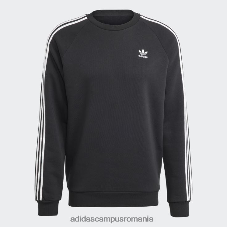 adidas campus romania hanorac negru adicolor classics cu 3 dungi bărbați negru J266N24942