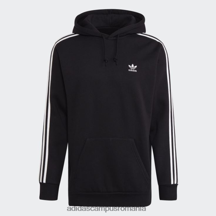 adidas campus romania hanorac negru adicolor classics cu 3 dungi bărbați negru J266N26556