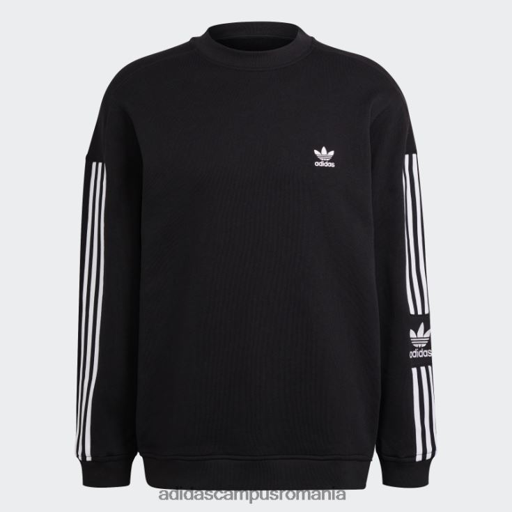 adidas campus romania hanorac negru adicolor classics cu trefoil cu decolteu bărbați negru J266N26923