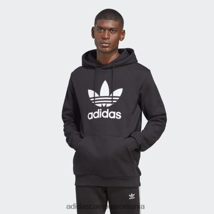 adidas campus romania hanorac negru adicolor classics trefoil adidas bărbați negru J266N24977