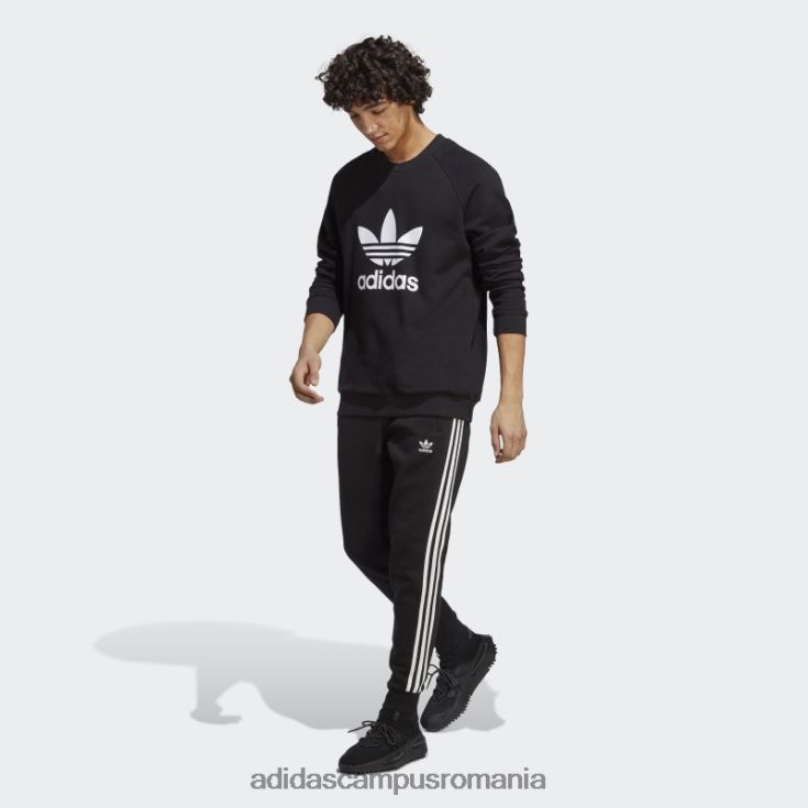 adidas campus romania hanorac negru adicolor classics trefoil crewgate bărbați negru J266N24924