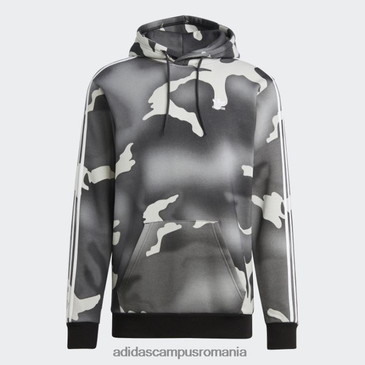 adidas campus romania hanorac negru cu imprimeu camo cu grafica adidas bărbați negru J266N213227
