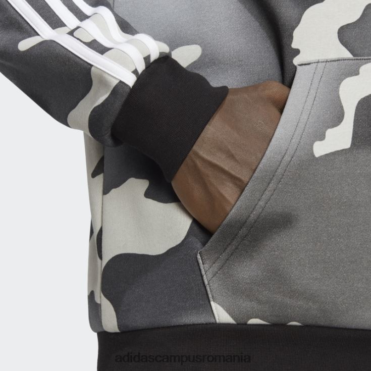 adidas campus romania hanorac negru cu imprimeu camo cu grafica adidas bărbați negru J266N213227