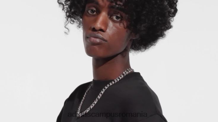 adidas campus romania hanorac negru cu monogramă cu grafică bărbați negru J266N25116