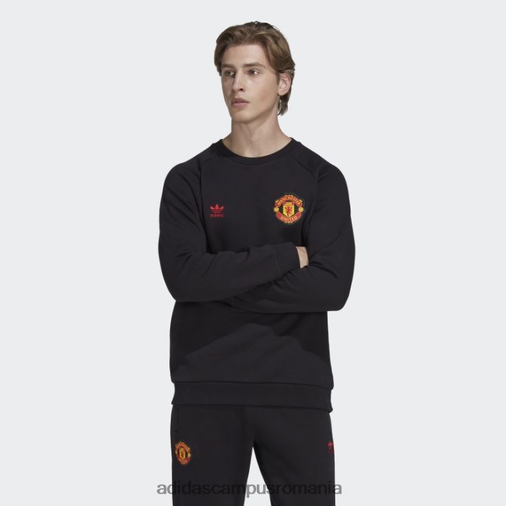 adidas campus romania hanorac negru manchester united essentials trefoil adidas bărbați negru J266N213323