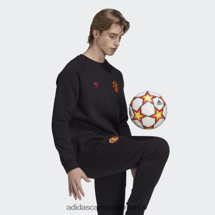 adidas campus romania hanorac negru manchester united essentials trefoil adidas bărbați negru J266N213323