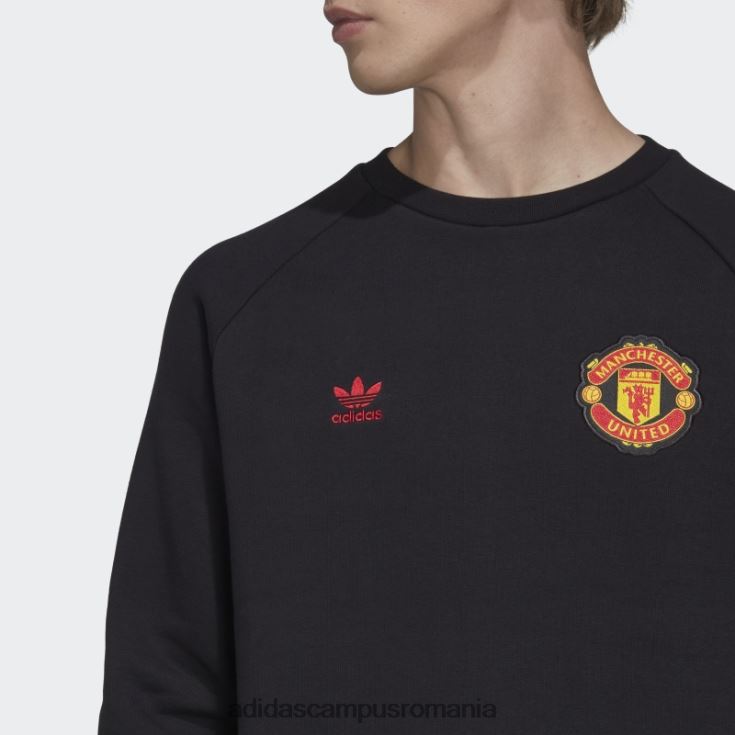 adidas campus romania hanorac negru manchester united essentials trefoil adidas bărbați negru J266N213323