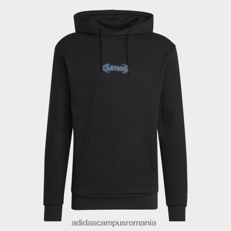 adidas campus romania hanorac negru pentru campus cu grafică bărbați negru J266N27306