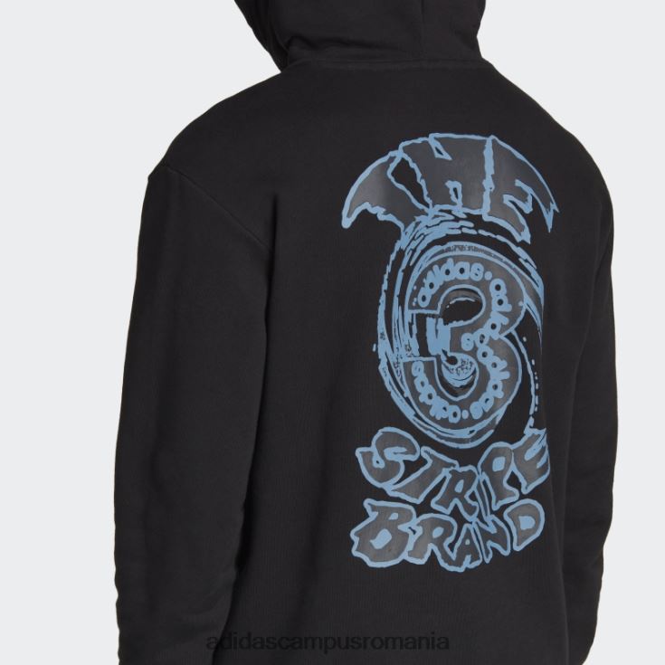 adidas campus romania hanorac negru pentru campus cu grafică bărbați negru J266N27306