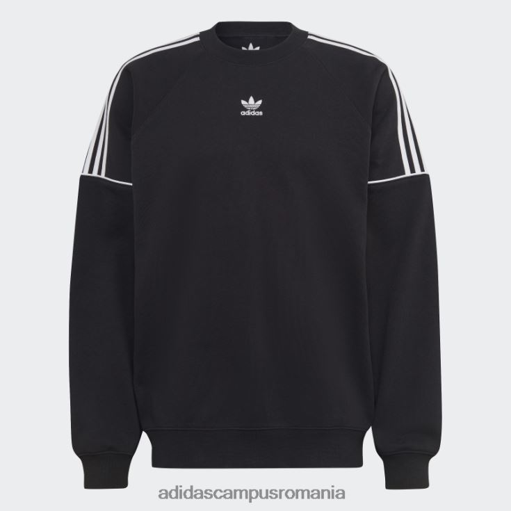 adidas campus romania hanorac negru rekive crew fashion bărbați negru J266N25303