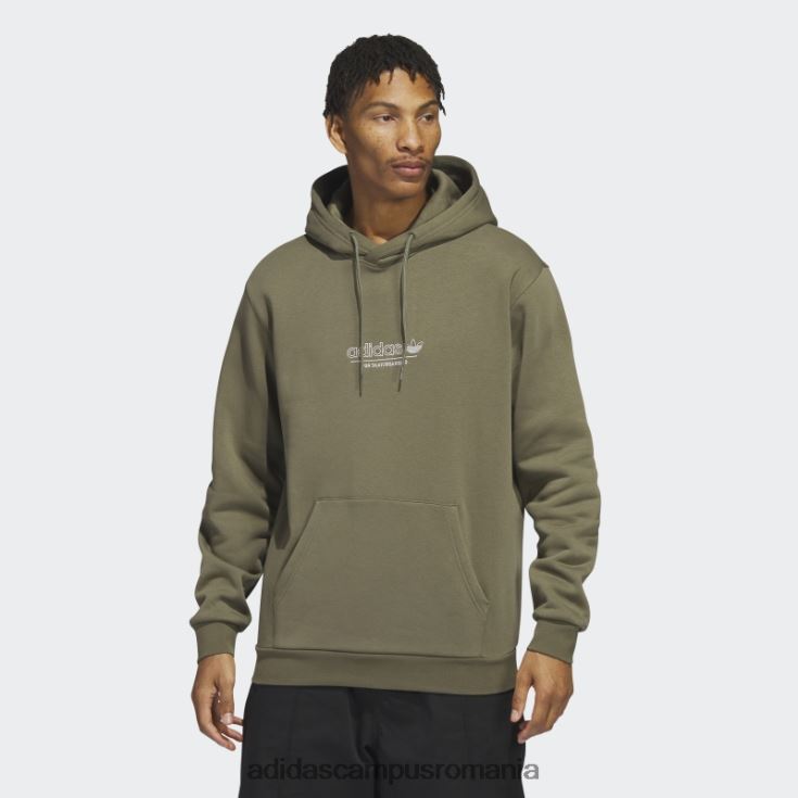 adidas campus romania hanorac olive 4.0 strike through (neutru de gen) bărbați măsliniu/alb J266N213433