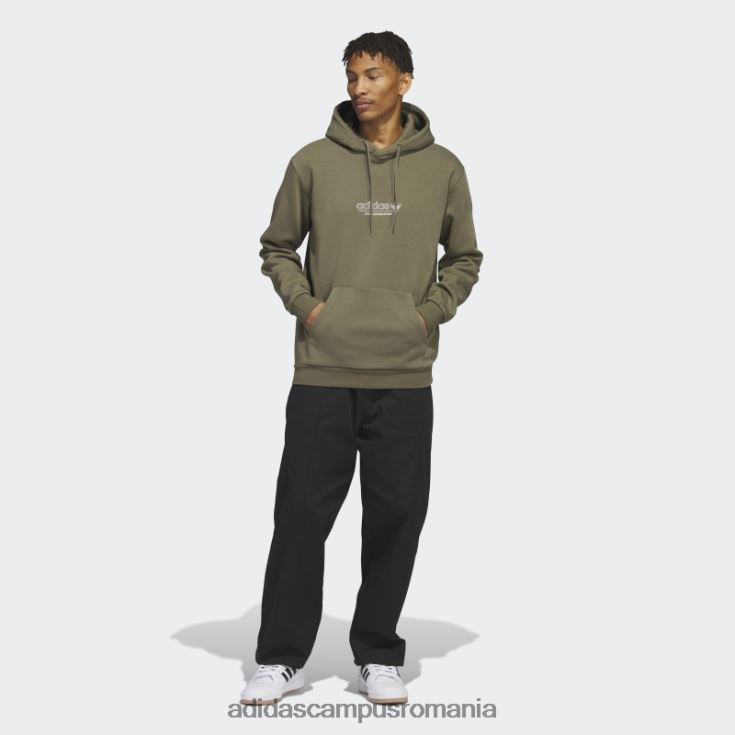 adidas campus romania hanorac olive 4.0 strike through (neutru de gen) bărbați măsliniu/alb J266N213433