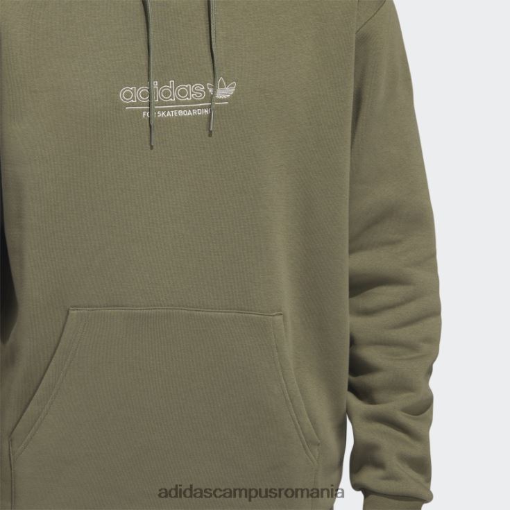 adidas campus romania hanorac olive 4.0 strike through (neutru de gen) bărbați măsliniu/alb J266N213433