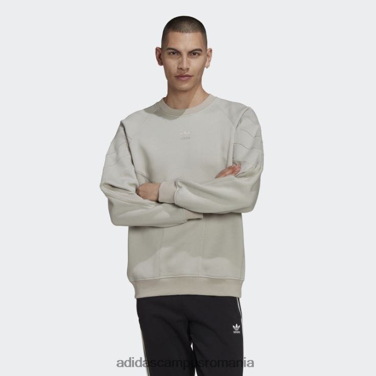 adidas campus romania hanorac rekive crew gri metalic fierbinte bărbați gri metal J266N214789