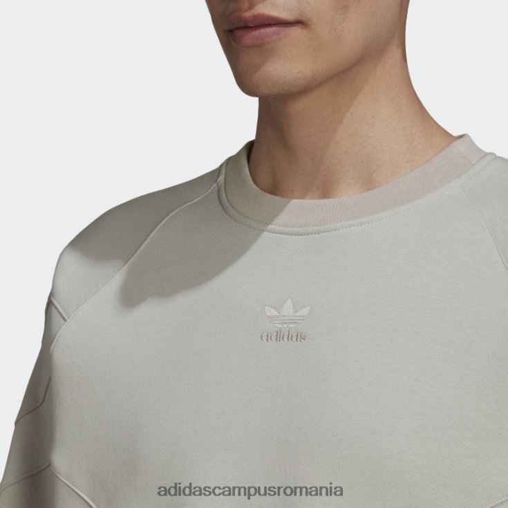 adidas campus romania hanorac rekive crew gri metalic fierbinte bărbați gri metal J266N214789