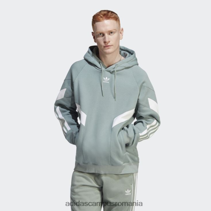 adidas campus romania hanorac rekive fashion verde argintiu bărbați verde argintiu J266N25686