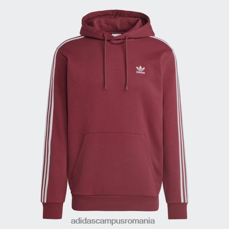 adidas campus romania hanorac roșu adicolor classics cu 3 dungi bărbați roșu J266N26436