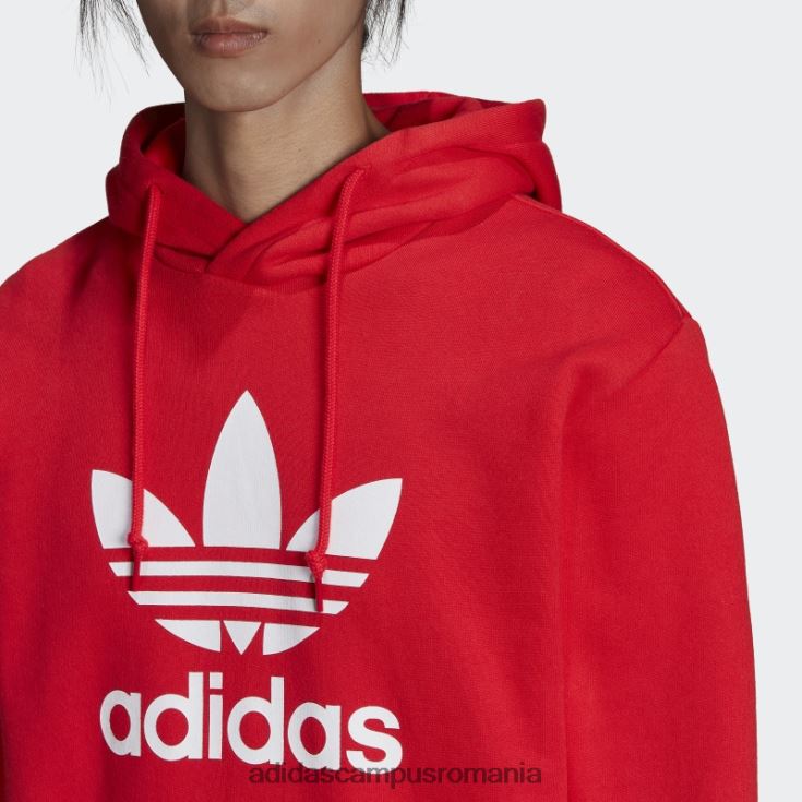 adidas campus romania hanorac roșu adicolor classics trefoil adidas bărbați rosu alb J266N26675