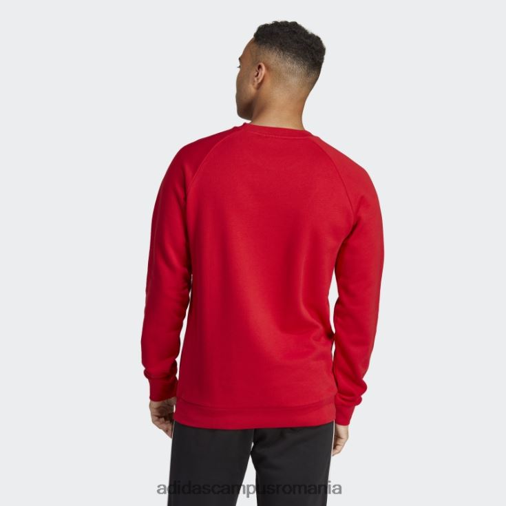 adidas campus romania hanorac scarlet adicolor classics trefoil crewgate bărbați stacojiu J266N25753